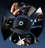 Collage of car interior shots showing a person interacting with car controls and a central product. Produktbild-Vorschau