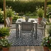Outdoor Teppich 160x230 Wasserdicht - Balkon Terrasse Produktbild-Vorschau 5