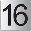 Türnummer I Zimmernummer I EdeIstahI TürschiId "16" I 85x85 Produktbild-Vorschau 1