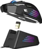 A gaming mouse and its charging dock are shown against a white background. Anteprima dell’immagine prodotto