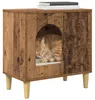vidaXL Katzenhaus Altholz 51 x 30 x 52 cm Holzwerkstoff Produktbild-Vorschau 3
