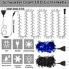 20M 200 LED Lichterkette Blau IP44 Wasserdicht Produktbild-Vorschau 6