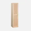 sweeek - Kleiderschrank mit Rattan-Geflecht und Holzdekor, Produktbild-Vorschau 1