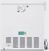 The back view of a white chest freezer. Produktbild-Vorschau