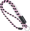 WEBBOMB® Tubular Lanyard Rosa / Schwarz rund weich mit Produktbild-Vorschau 1