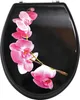 A toilet seat with a floral design. Náhľad obrázku produktu