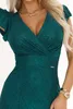 Numoco. Vestido de fiesta para mujer, color verde botella, Vista previa de la imagen del producto 6