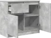 vidaXL Sideboard mit Schublade Betongrau 71x35x65 cm Produktbild-Vorschau 5