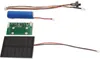 Components of a solar lighting unit laid out on a white background. Anteprima dell’immagine prodotto
