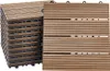 WPC 11 x Holzfliesen á 30 x 30 x 22 cm, Farbe Teak Produktbild-Vorschau 4