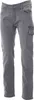 A pair of gray cargo pants is shown against a white background. Produktbild-Vorschau