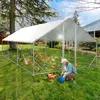 Hühnerstall 3x6x2m Hühnerhaus Freilaufgehege mit PE-Dach, Produktbild-Vorschau 7