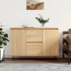[Home] Sideboard Sonoma-Eiche 104x35x70 cm Holzwerkstoff Produktbild-Vorschau 1