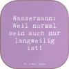 Mr. & Mrs. Panda Untersetzer für Gläser Spruch Wassermann Produktbild-Vorschau 1