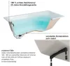 ECOLAM Badewanne Wave 160x80 cm + Schürze | Wanne Produktbild-Vorschau 6