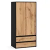A product shot of a wardrobe and dresser combination. Produktbild-Vorschau