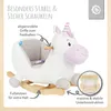 Bieco Plüsch Schaukeltier Einhorn, 60 cm | Kinder Produktbild-Vorschau 4