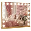 Specchio da trucco Hollywood dorato con 15 LED e 3 Anteprima dell’immagine prodotto 5