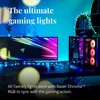 A gaming setup with a computer, monitor, and RGB lighting. Náhled obrázku produktu