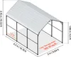 VEVOR Zeltgarage 3x4,5x3,15 m, Garagenzelt, Carport mit Produktbild-Vorschau 8