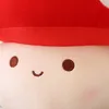 A close-up of a plush mushroom toy's face. Produktbild-Vorschau