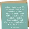 Mr. & Mrs. Panda Glückwunschkarte Spruch 28. Geburtstag - Produktbild-Vorschau 1