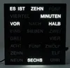 CBK-MS Tischuhr Wortuhr 20x20cm Uhr mit deutscher LED Wort Produktbild-Vorschau 1
