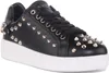 Guess Renatta Frauen Schnürung Synthetik Stud Turnschuhe Produktbild-Vorschau 5