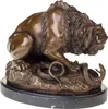 Bronzeskulptur Bronze Figur Statue Löwe Schlange nach Barye Produktbild-Vorschau 6