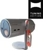 A projector with its stand and remote control, displayed against a white background. Anteprima dell’immagine prodotto