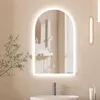 Radelldar LED Badezimmerspiegel Bogenform und 3 Farben Produktbild-Vorschau 1
