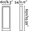 Faro 75520, Wandbeleuchtung für den Außenbereich, Dunkles Produktbild-Vorschau 2