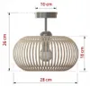 Luxolar Deckenleuchte BOHO E27 LED 60 W Natural Bambus E27 Produktbild-Vorschau 7