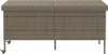 vidaXL Skrzynia ogrodowa na kółkach szara 160x55x75 cm Poli Podgląd zdjęcia produktu 2