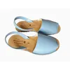 Avarcas Minorquine Sandalen, Uni, Naturleder, Himmelblau, Produktbild-Vorschau 4