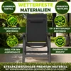 tillvex Gartenstuhl Premium 1 Stück Anthrazit klappbar aus Produktbild-Vorschau 8