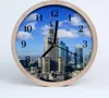 Holzuhr 30fi cm wanduhr - Warschau Stadt Produktbild-Vorschau 1