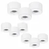 9er Set LED Einbaustrahler Weiß – dimmbar – IP44 – Produktbild-Vorschau 1