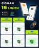 CIGMAN CM-S04 Laser a croce 4x360° verde con app e display Anteprima dell’immagine prodotto 2