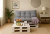 Cuscini per mobili pallet seduta 120x60 / schienale Anteprima dell’immagine prodotto 8