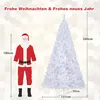 GOPLUS 240 cm Künstlicher Weihnachtsbaum, Weißer Tanne Produktbild-Vorschau 5