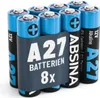 ABSINA 8x 27A 12V Batterie für Garagentoröffner und vieles Produktbild-Vorschau 1