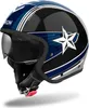 Casque modulable AIROH J 110 Command noir, bleu-vert, poli Voir les images du produit 5