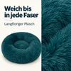 IvoQ Hundebett Donut - Katzenbett - Weiches Plüsch - Produktbild-Vorschau 4