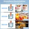 HOMCOM Komerční výrobník ledu 36 kg/24 h, s funkcí Náhled obrázku produktu 8