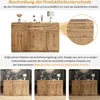 Sweiko multifunctionele dressoir, decoratieve kast in Productafbeelding-voorbeeld 11