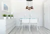 LUXOLAR - Lampa wisząca 4 płomienie szklany klosz Podgląd zdjęcia produktu 2