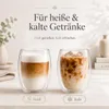 LAPRESO® Latte Macchiato Gläser doppelwandig 6er Set 350ml Produktbild-Vorschau 4