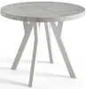 Esstisch Rund Ovo, Esstisch Ausziehbar 80-130 cm, Moderner Produktbild-Vorschau 1