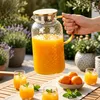 Vilde | Dzbanek szklany 2 l z pokrywką - Duży dzbanek na Podgląd zdjęcia produktu 8